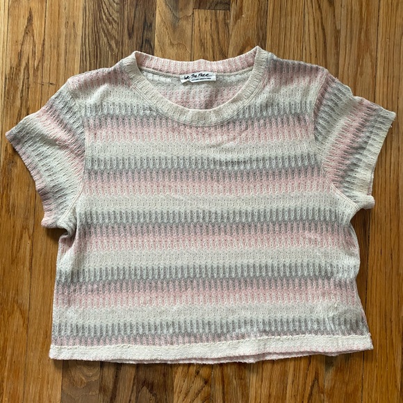 Free People Striped Top - Picture 1 of 3